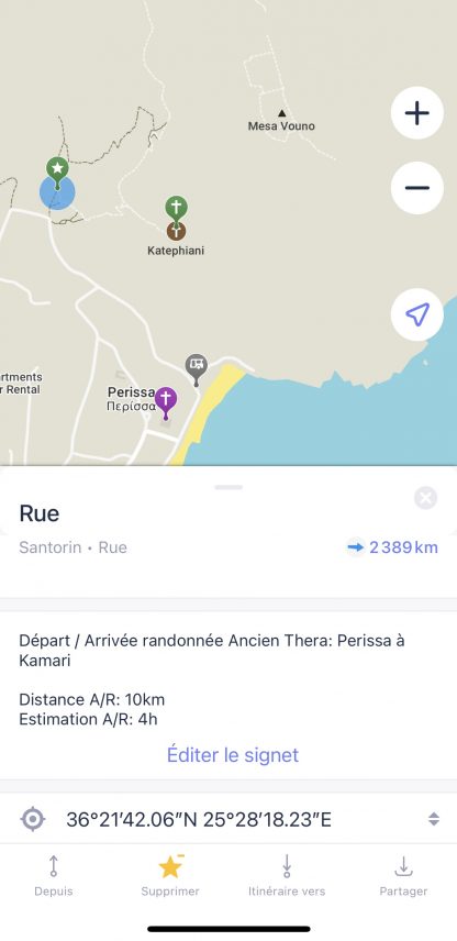 Carte Ancien Thera