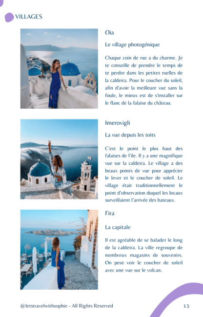 Village ebook Santorin